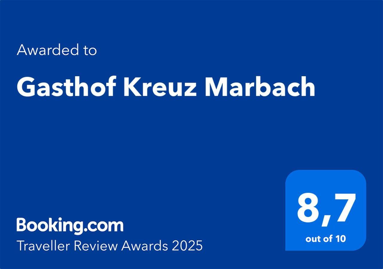 Gasthof Kreuz Marbach Exteriér fotografie